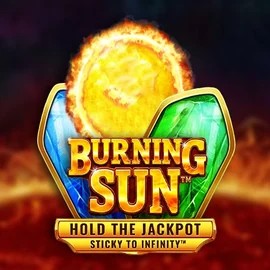Burning Sun online game logo by Wazdan on safecasinokasyno.com