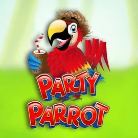 Party Parrot slot logo by Rival at Safe Casino